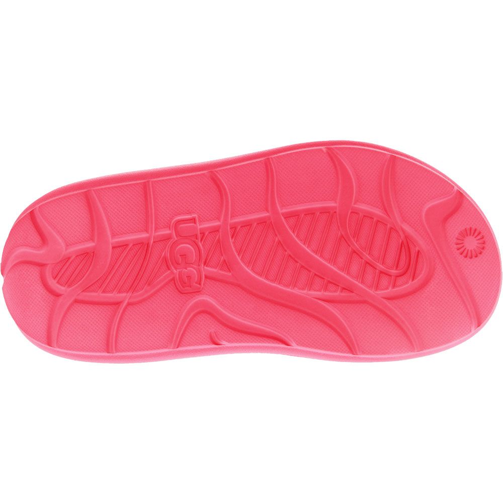 UGG® Sport Yeah Water Sandals - Girls Taffy Pink Sole View