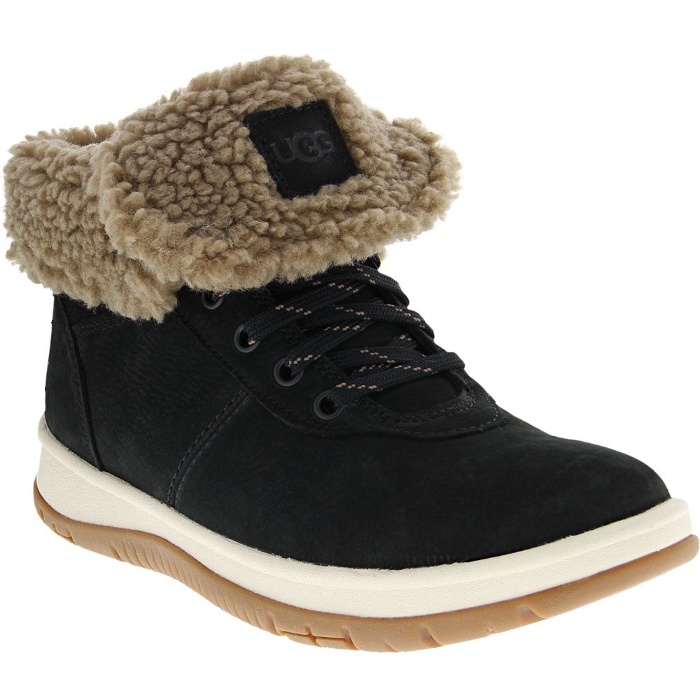 UGG® Lakesider Mid Lace Up Casual Boots - Womens Black
