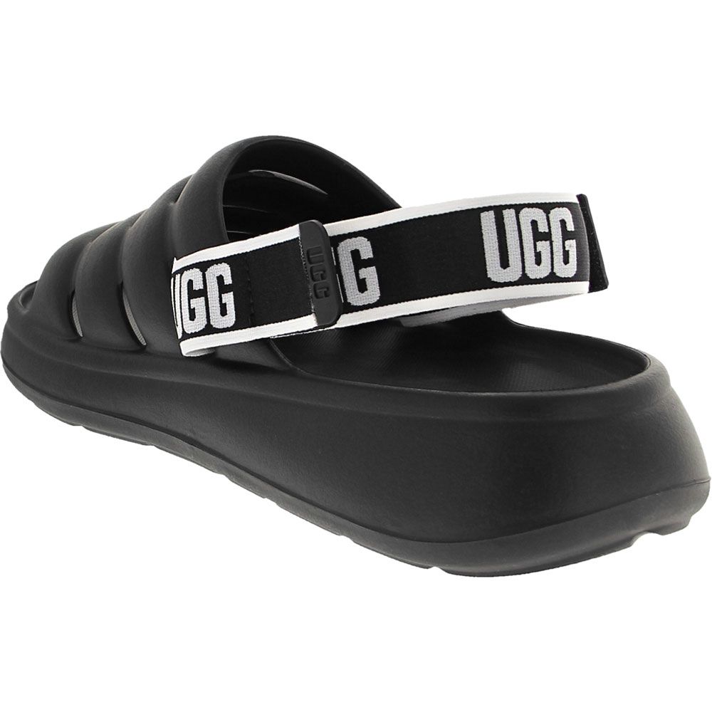 UGG® Sport Yeah Slide Mens Sandals Black Back View