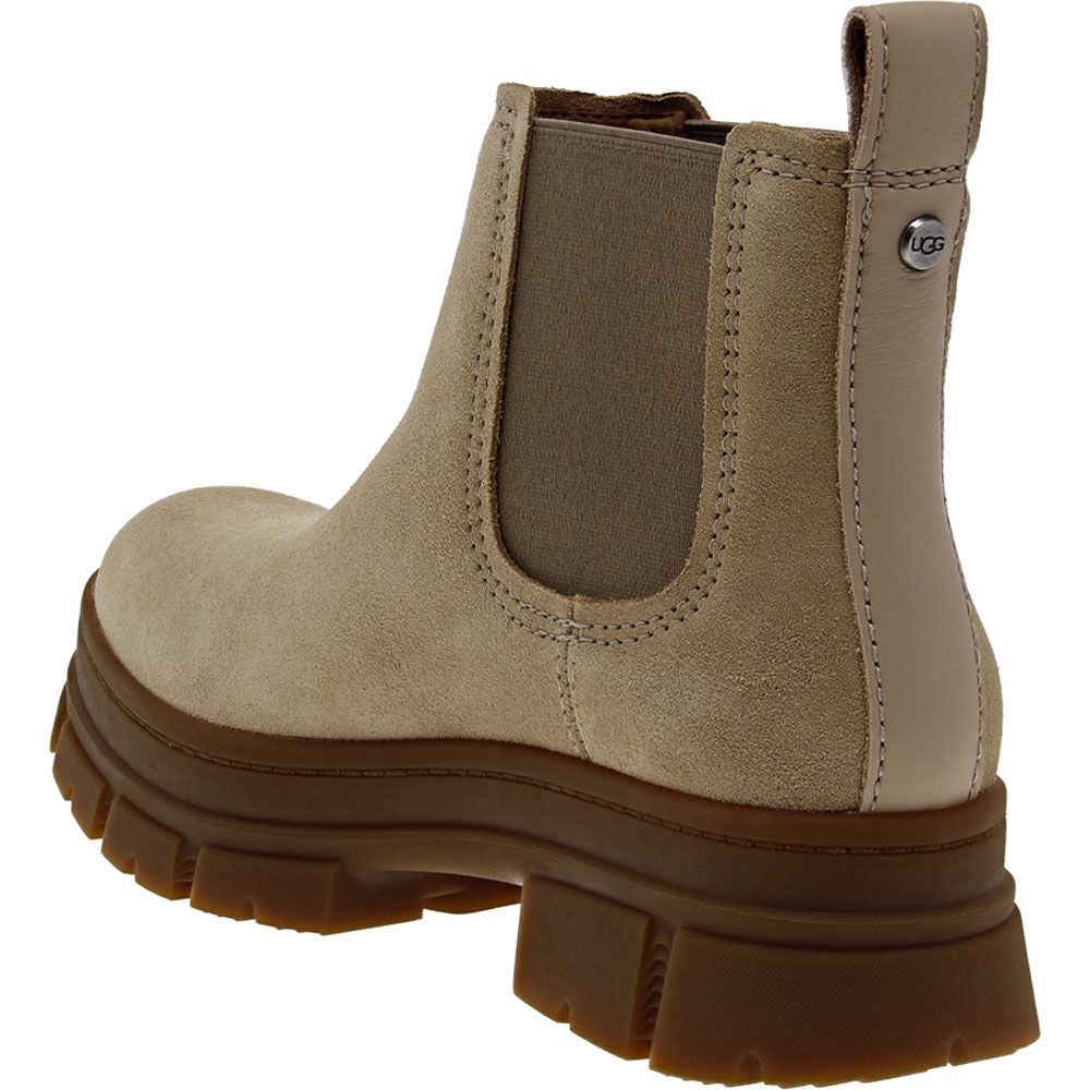 UGG® Ashton Chelsea Suede Casual Boots - Womens Sand Back View