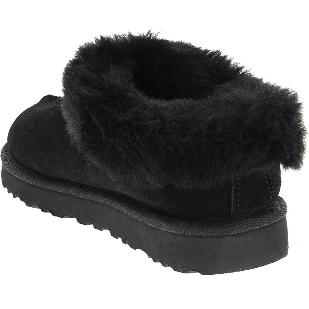 UGG® Tazzette Slippers - Womens Black Back View