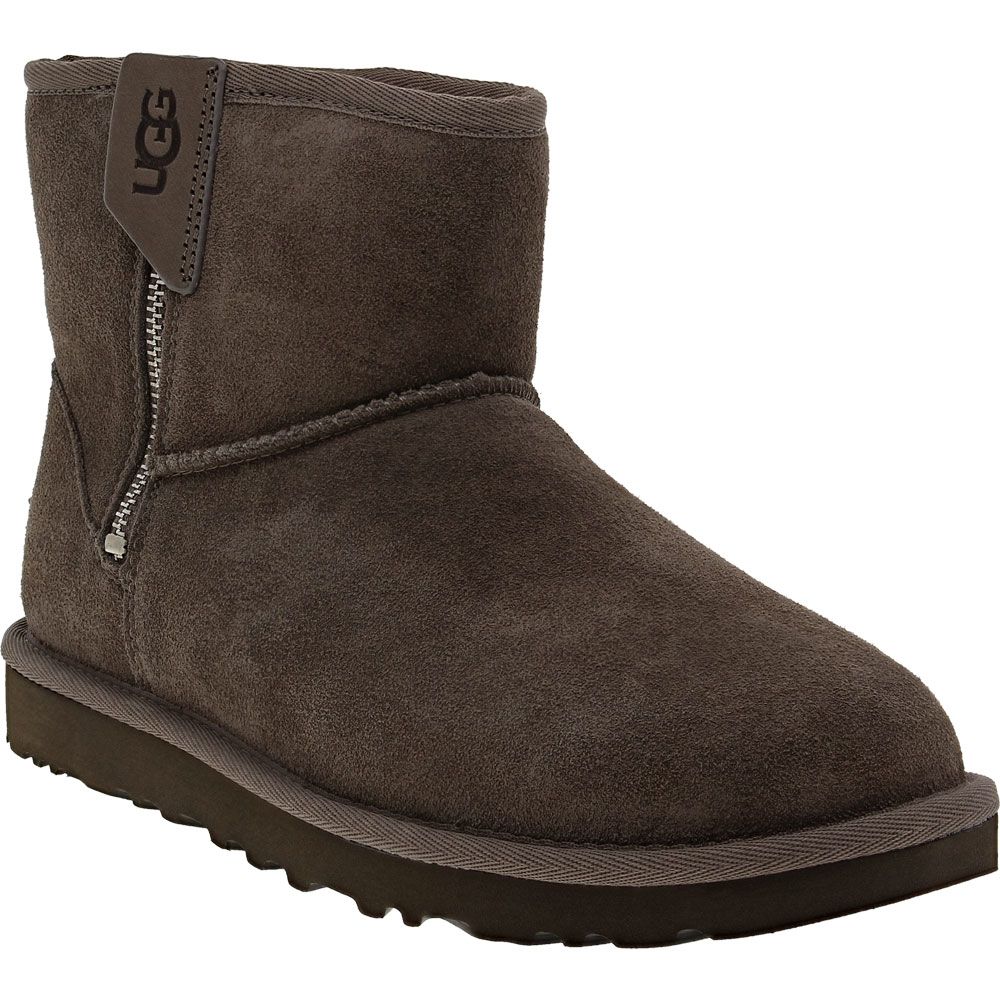 UGG® Classic Mini Bailey Zip Winter Boots - Womens Taupe