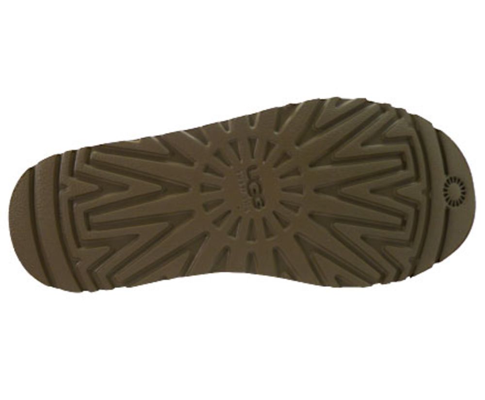UGG® Neuman Sheepskin Slipper Shoes - Mens Chestnut Sole View