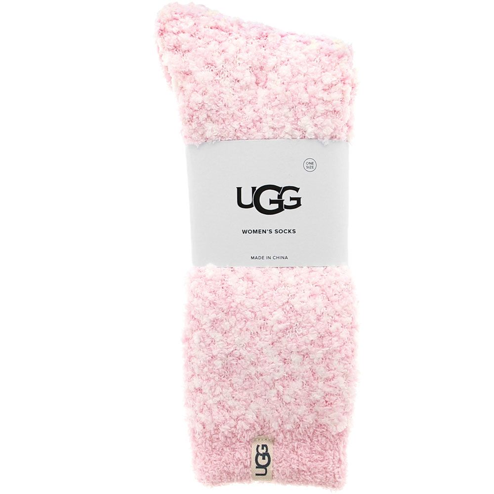 UGG® Cozy Chenille Socks - Womens Pink View 2