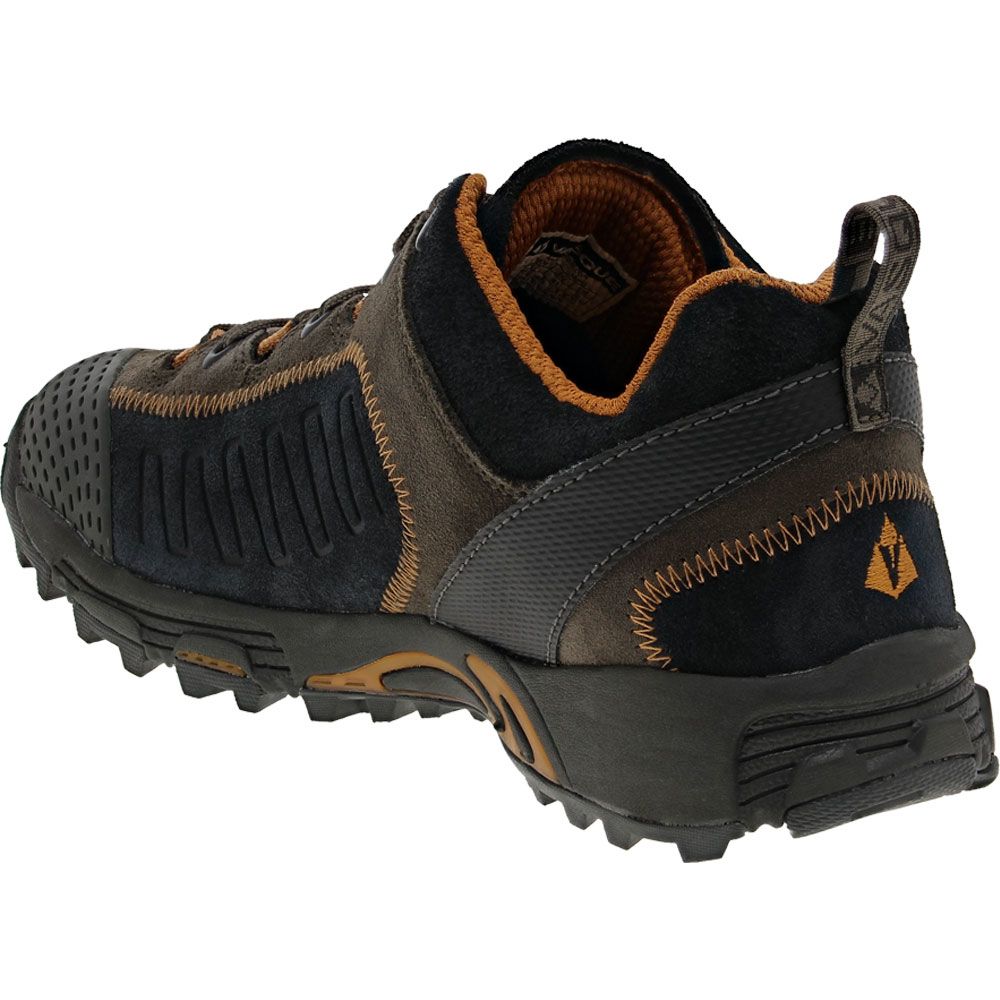 Vasque Juxt Hiking Shoes - Mens Peat Sudan Brown Back View