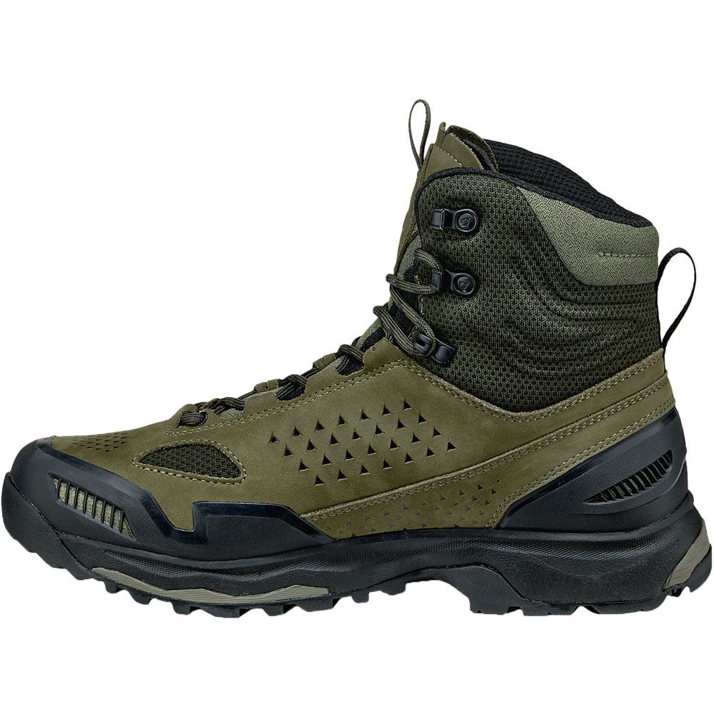 Vasque Breeze At Hiking Boots - Mens Olive Back View