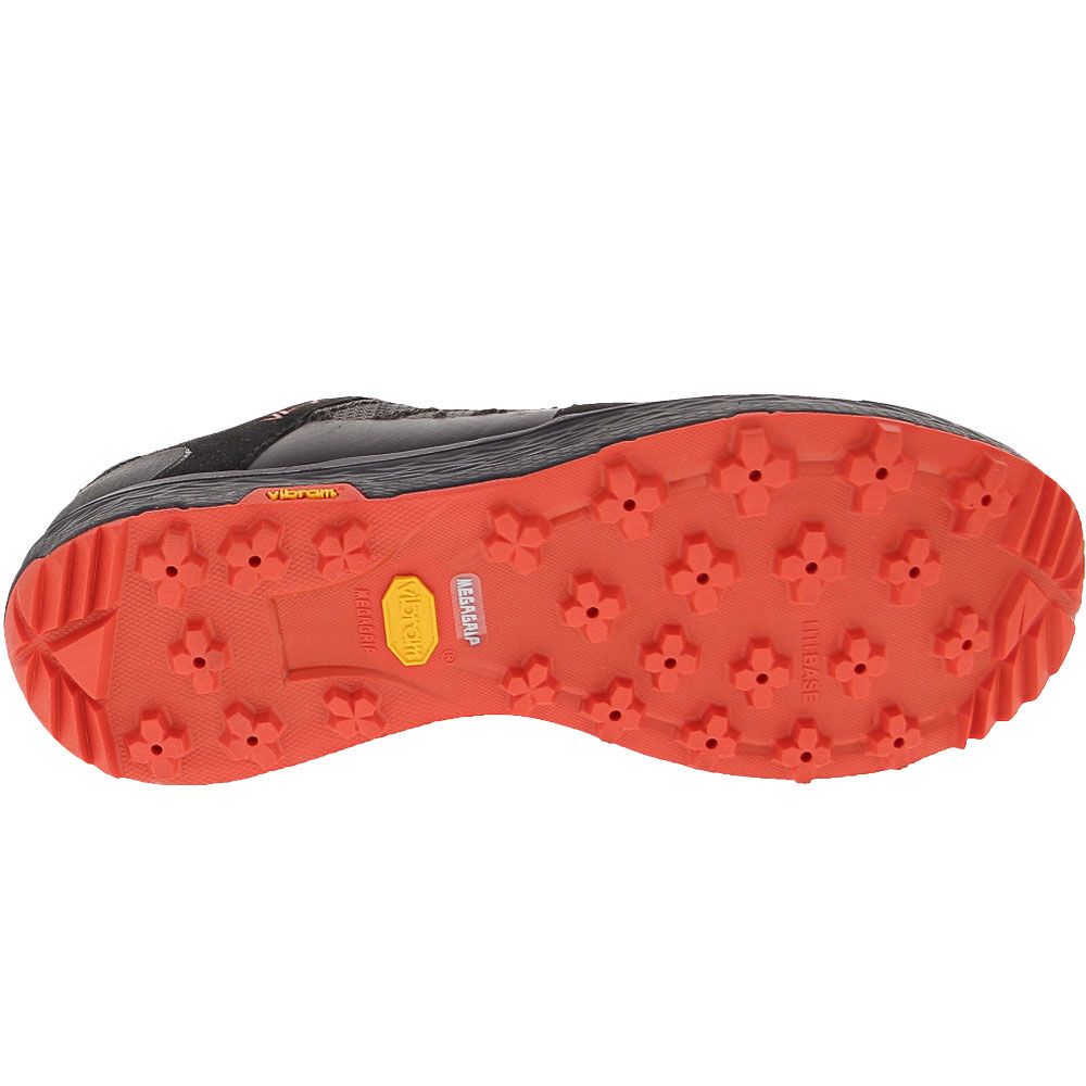 Vasque Breeze Lt Low GoreTex Hiking Shoes - Mens Anthracite Red Clay Black Sole View