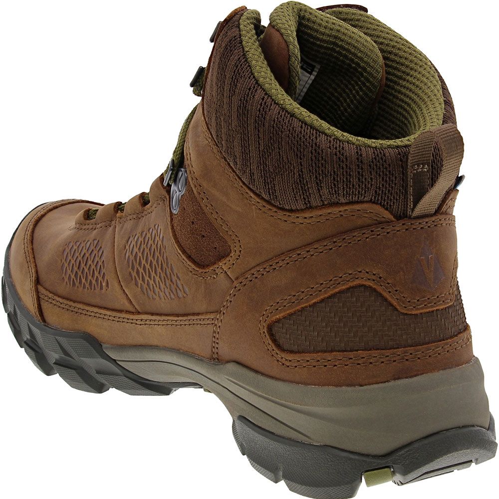 Vasque Talus AT UltraDry Mens Hiking Boots Brown Back View