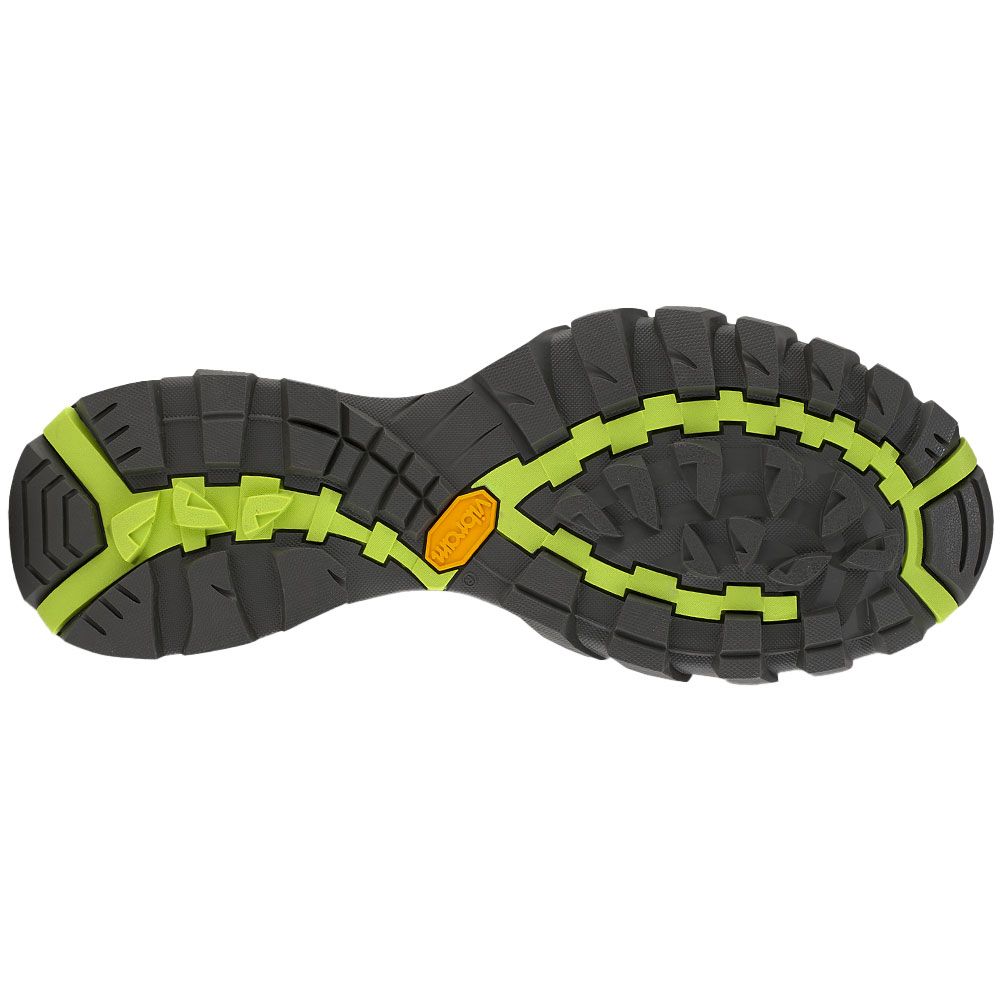 Vasque Talus Ultra Dry Hiking Boots - Womens Rum Raisin Green Glow Sole View