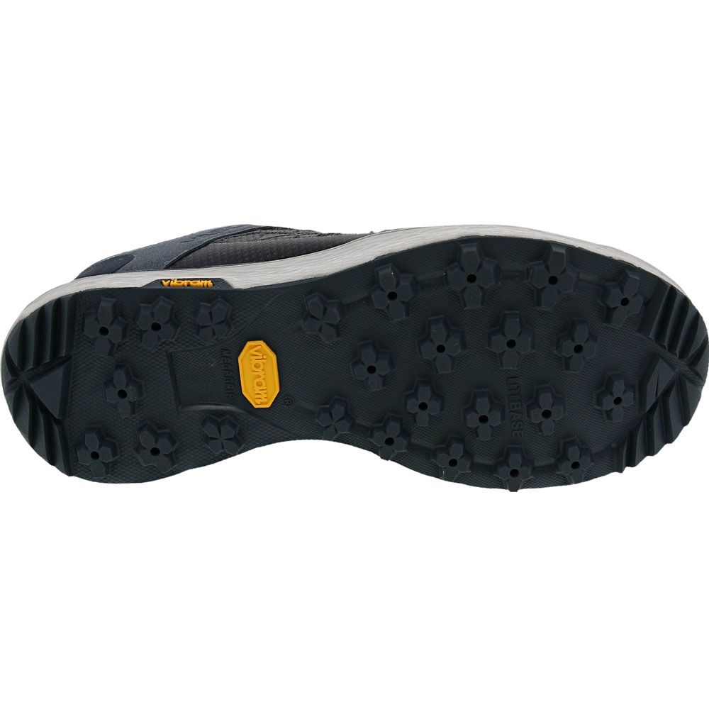 Vasque Breeze Lt Low Gtx Waterproof Hiking Shoes - Womens Dark Slate Vista Blue Sole View