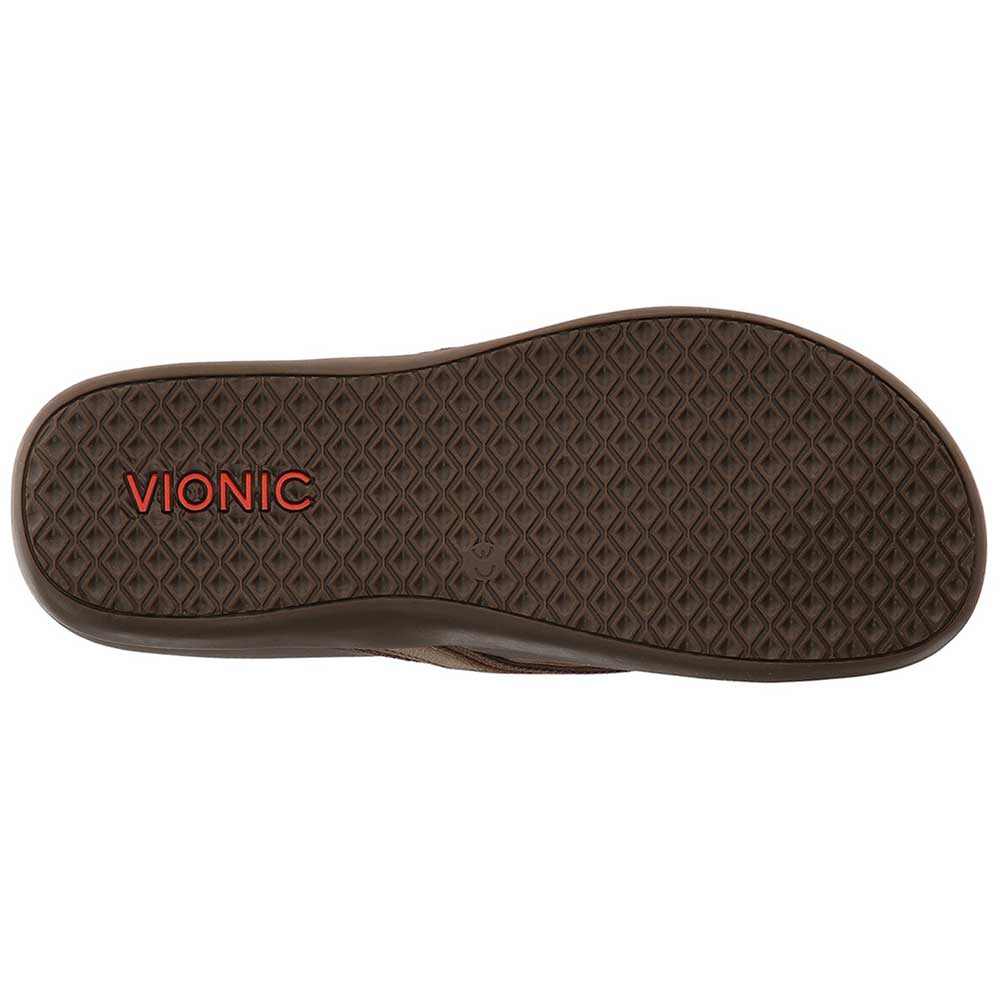 Vionic Tide 2 Sandals - Womens Bronze Metallic Sole View