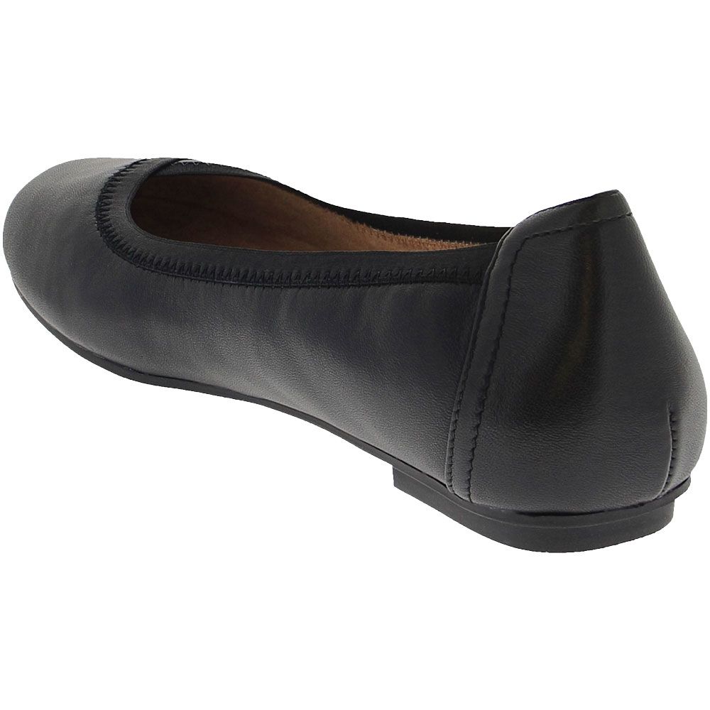 Vionic Spark Caroll Ballet Slip on Casual Shoes - Womens Black Back View