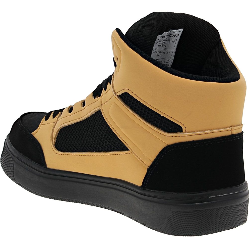 Volcom Evolve Met Composite Toe Work Shoes - Mens Wheat Back View