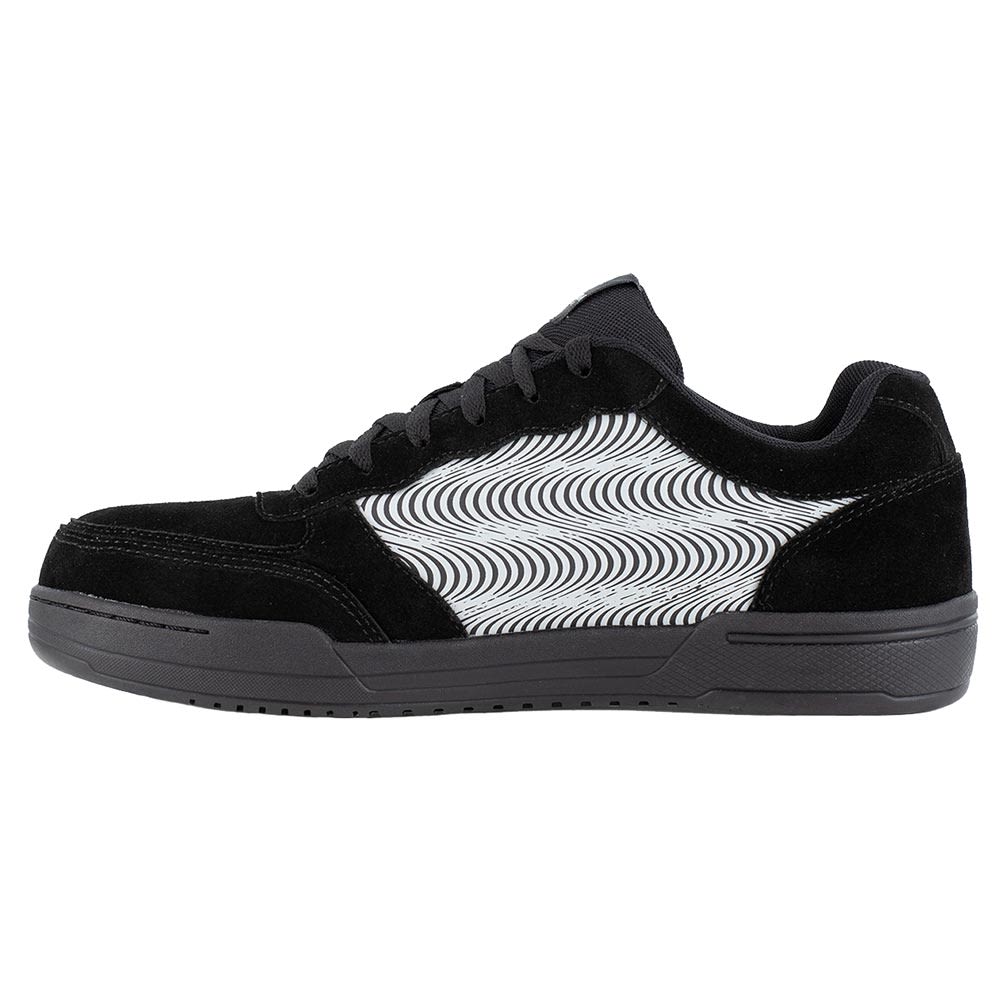 Volcom Hybrid Composite Toe Work Shoes - Womens Black Grey Back View