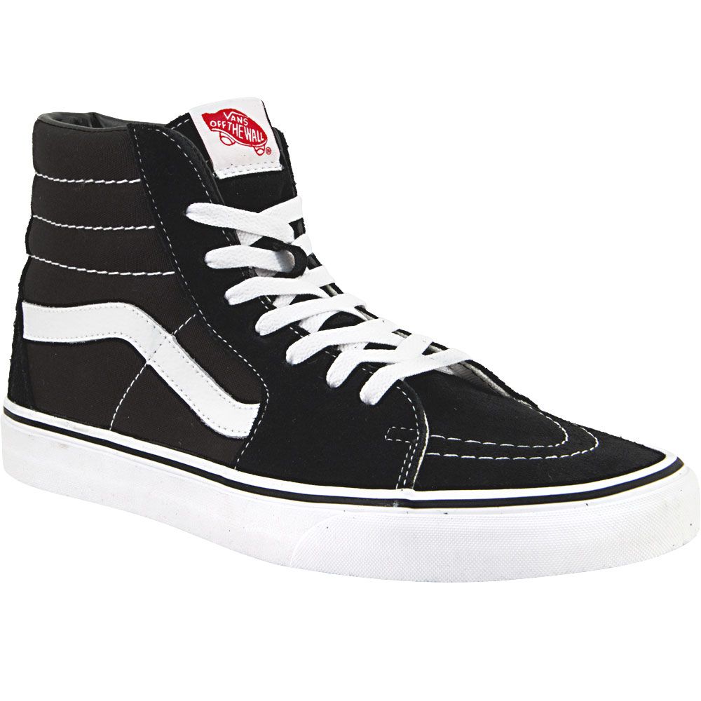 Vans Sk8 Hi Skate Shoes - Mens Black Black White