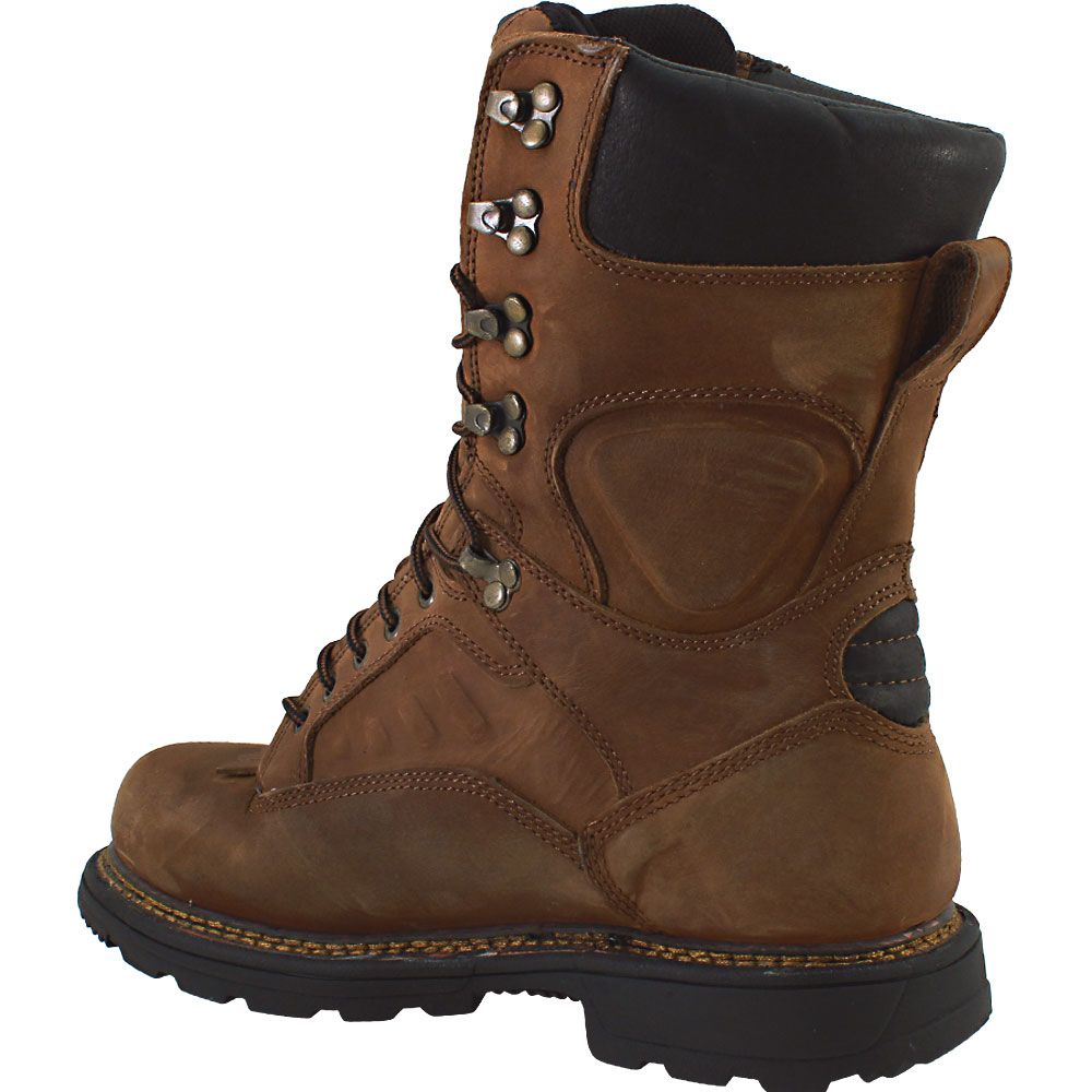 Yoder Elx Winter Boots - Mens Brown Back View