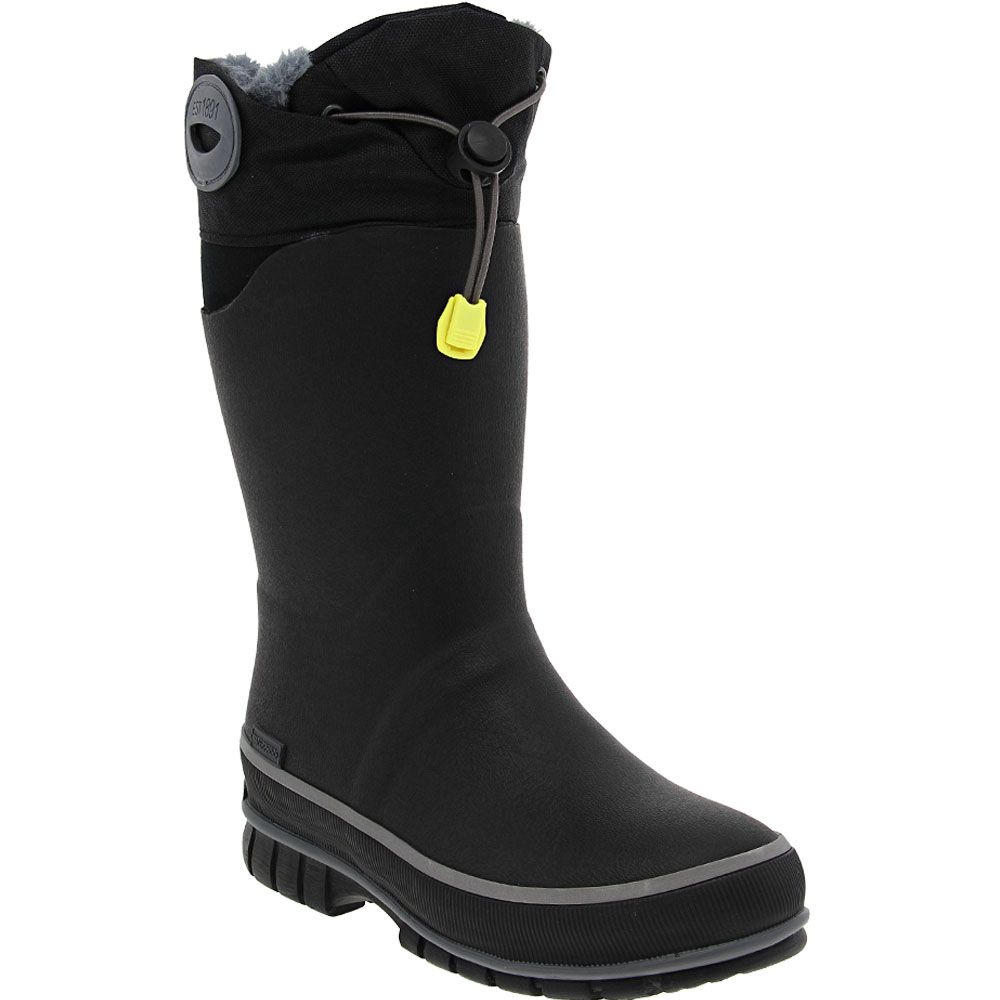 Western Chief Solid Winterprene Rain Kids Boots Black