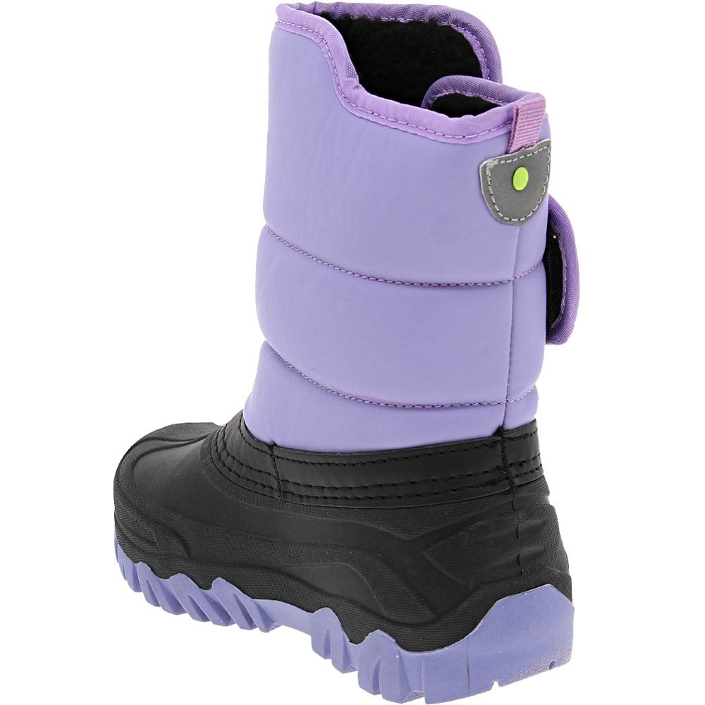 Western Chief Summit Kids Winter Snow Boots Lilac Back View