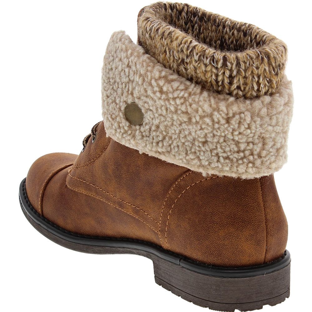 White Mountain Duena Casual Boots - Womens Tobacco Back View