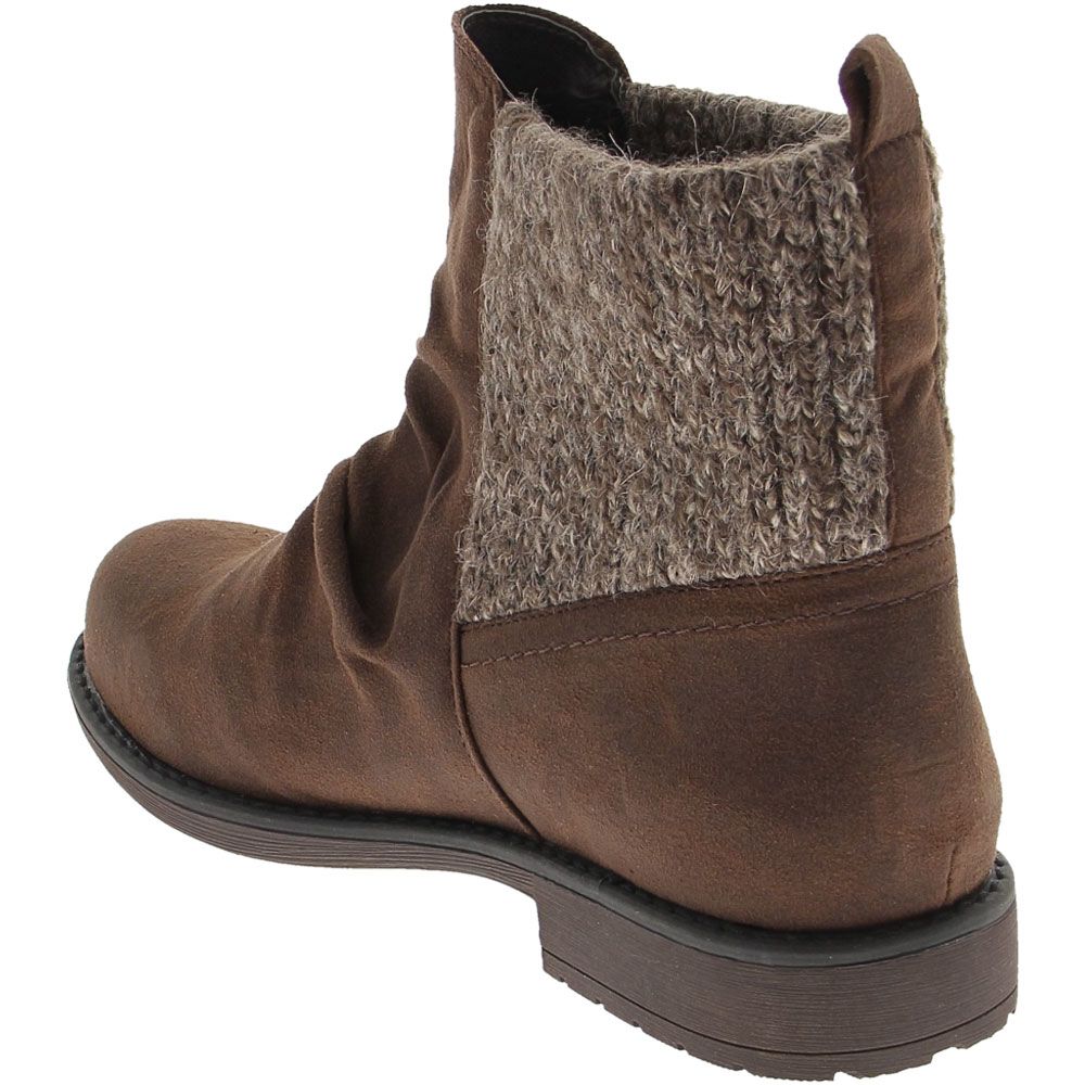 White Mountain Derry Casual Boots - Womens Brown Back View
