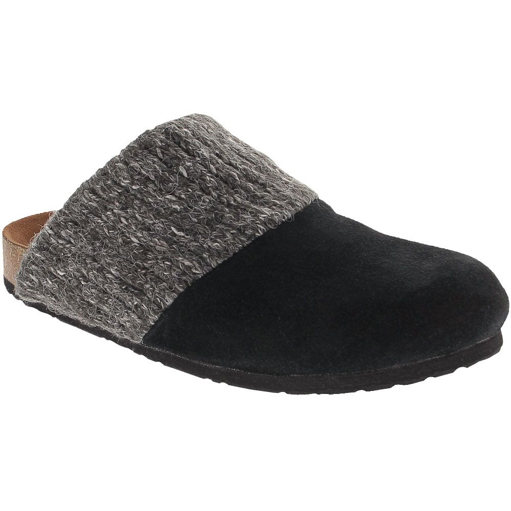 White Mountain Beckham Slip on Casual Shoes - Womens Black Suede