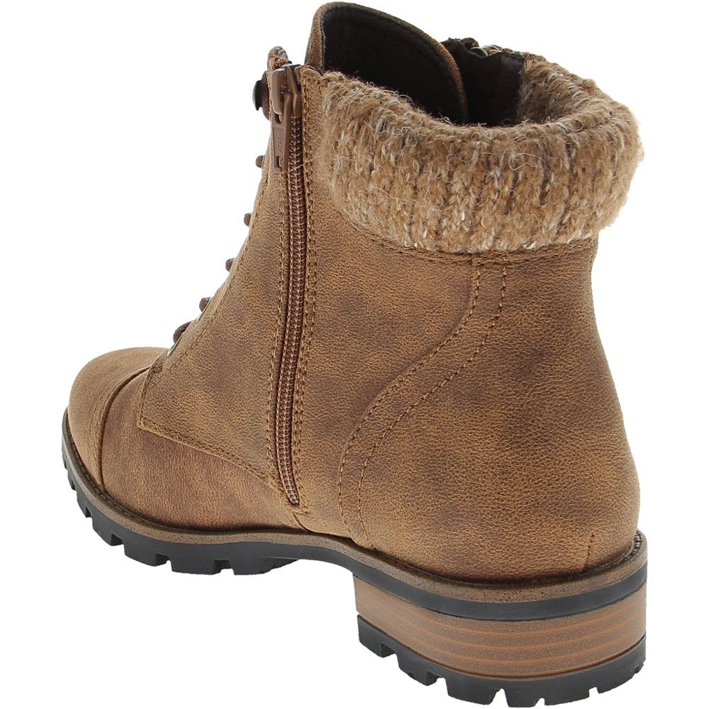 White Mountain Daisy Casual Boots - Womens Brown Back View