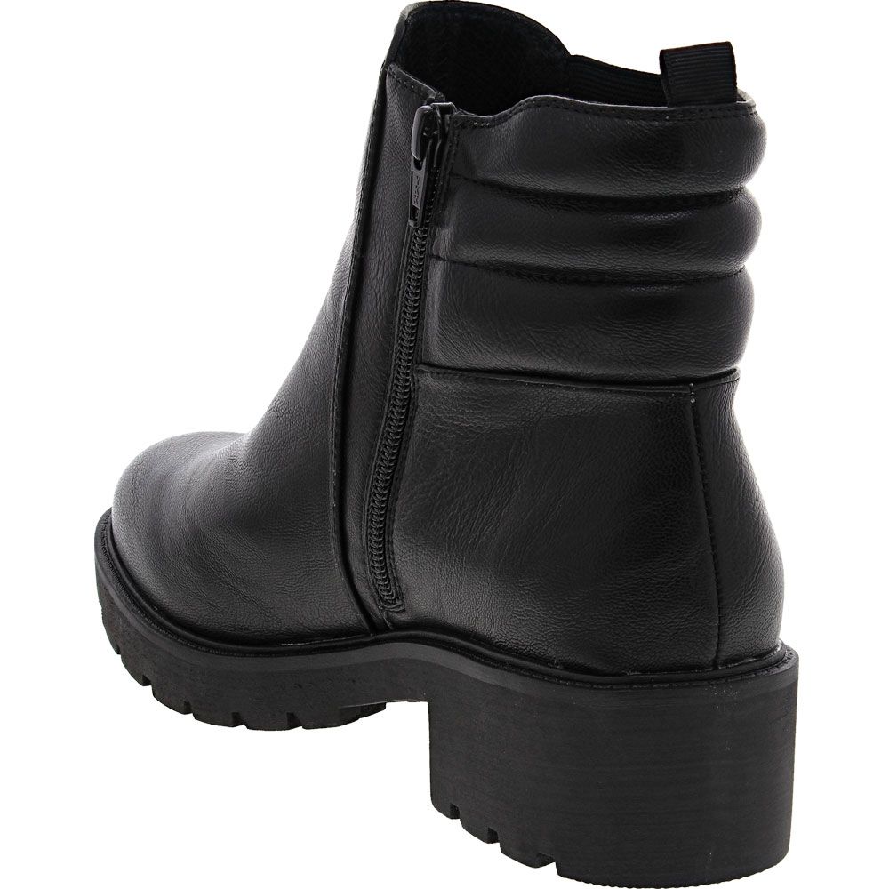 White Mountain Dada Casual Boots - Womens Black Back View