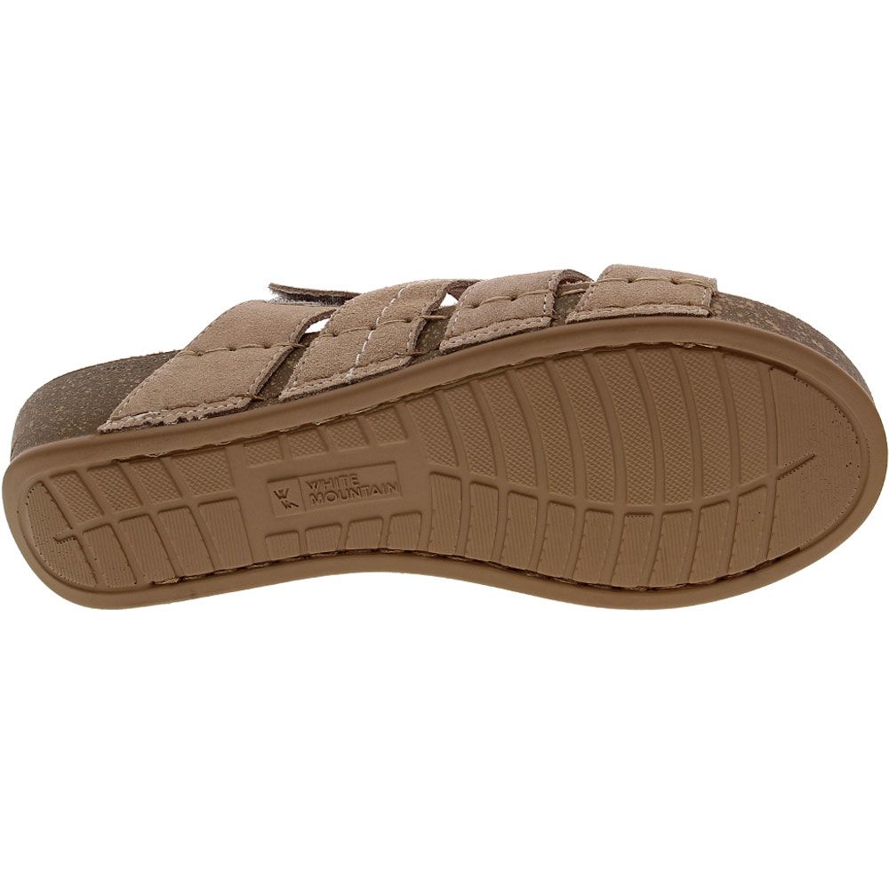 White Mountain Fame Sandals - Womens Sand Sole View