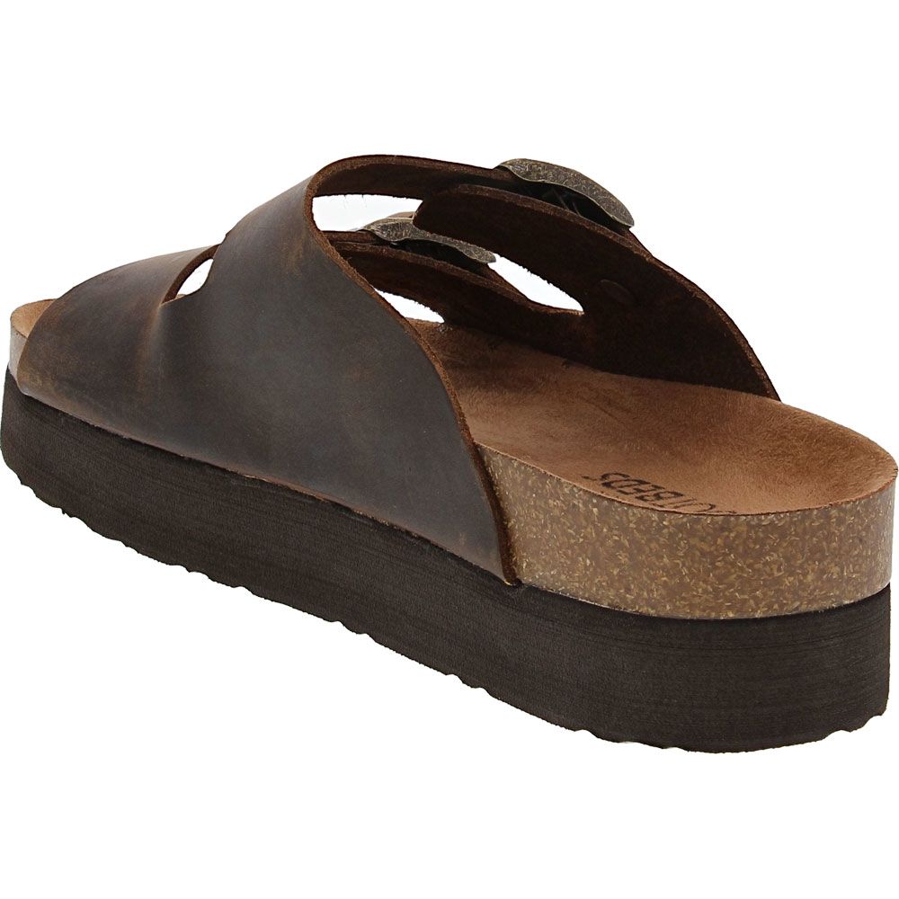 White Mountain High Flyer Sandals - Womens Brown Back View