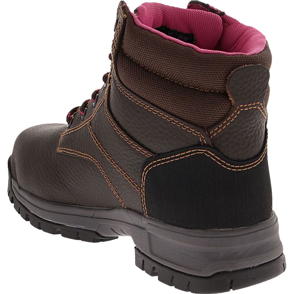 Wolverine 10180 Piper Wp Composite Toe Work Boots - Womens Brown Back View