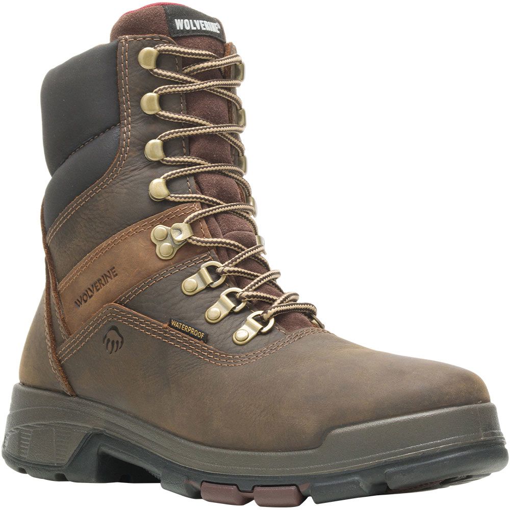 Wolverine 10316 Cabor EPX 8" WP Composite Toe Work Boots - Mens Dark Brown