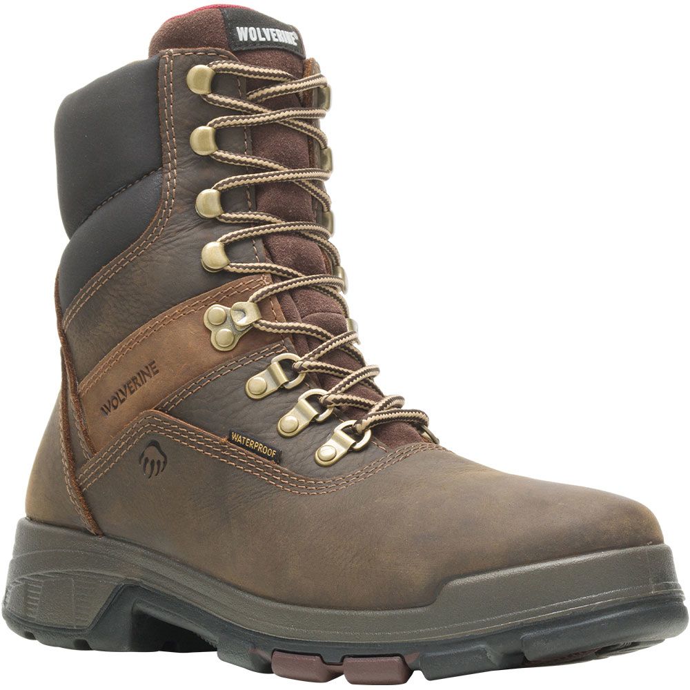 Wolverine 10317 Cabor Epx Wp Non-Safety Toe Work Boots - Mens Dark Brown