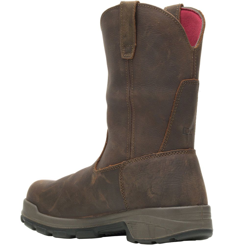Wolverine 10318 Cabor EPX WP Wellington Boots - Mens Dark Brown Back View