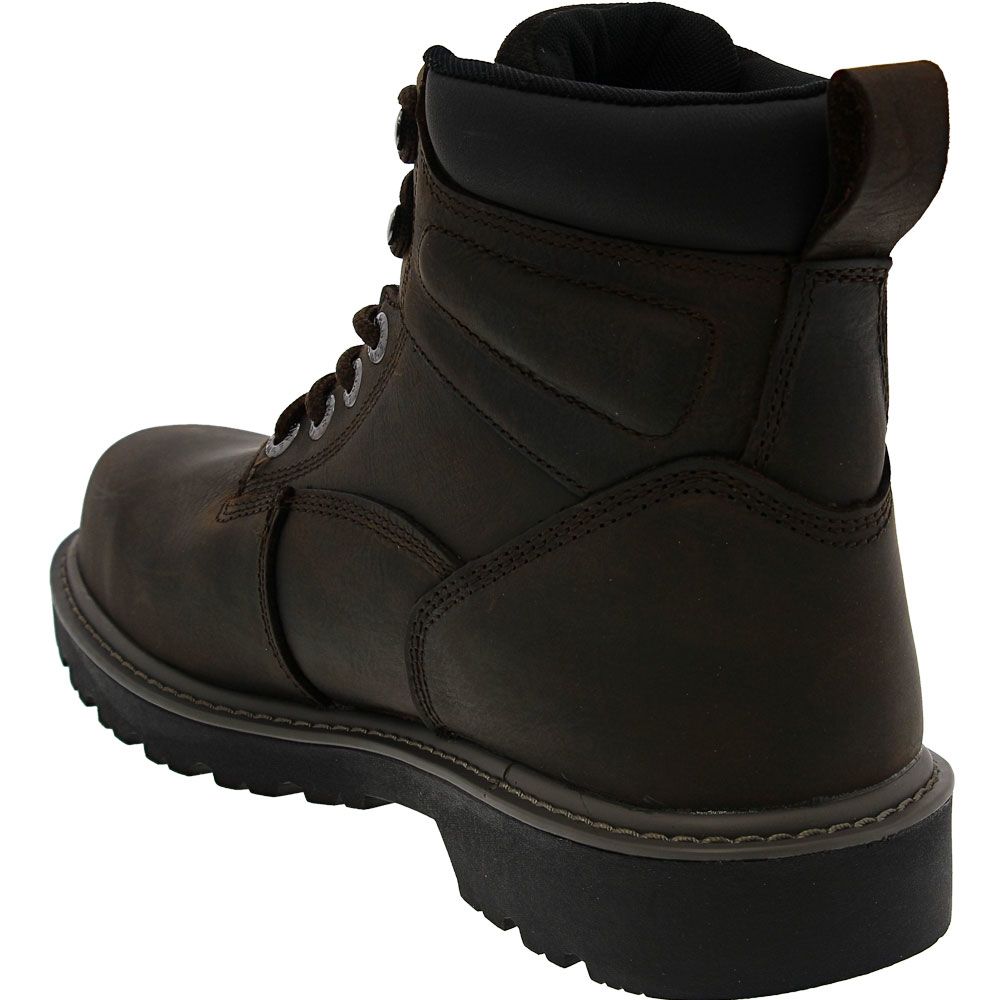 Wolverine Floorhand Safety Toe Work Boots - Mens Brown Back View