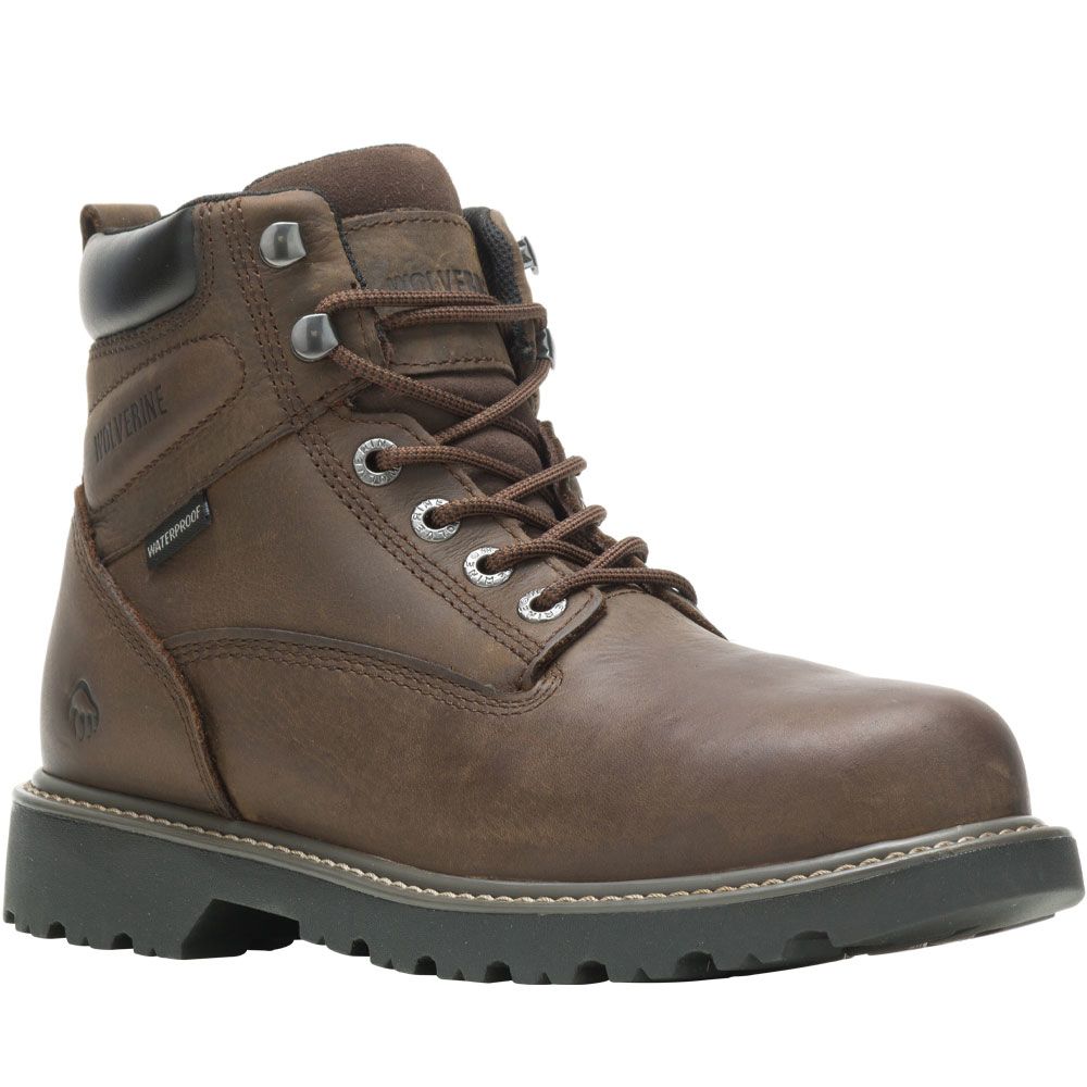 Wolverine 10643 Non-Safety Toe Work Boots - Mens Dark Brown