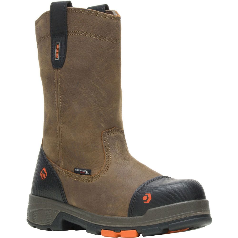 Wolverine 10650 Composite Toe Work Boots - Mens Brown