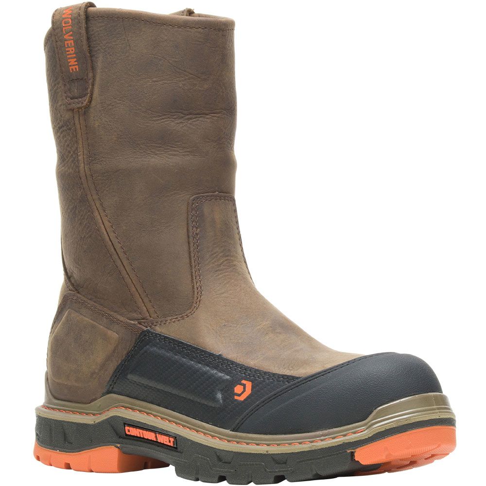 Wolverine 10708 Overpass Carbonmax Comp Toe Work Boots - Mens Dark Coffee