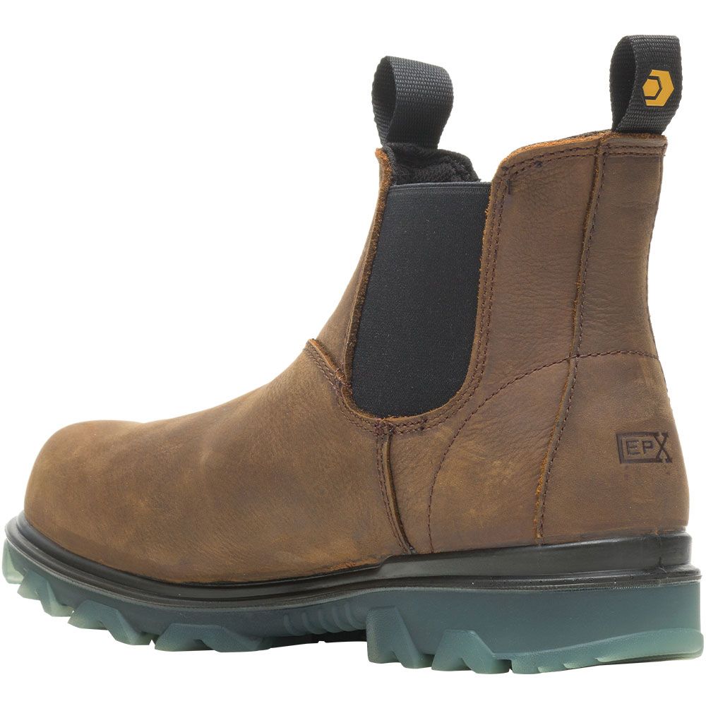 Wolverine 10790 I-90 Epx Romeo Non-Safety Toe Work Boots - Mens Brown Back View