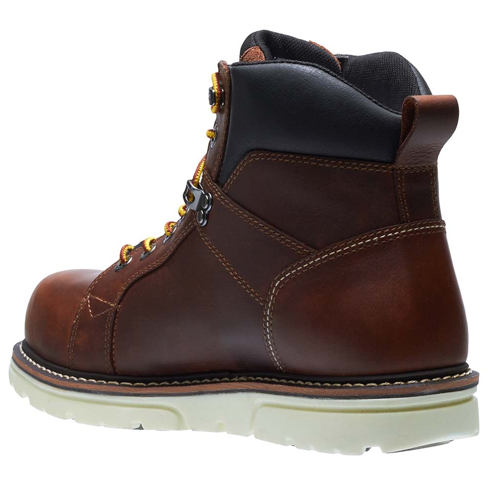 Wolverine 10888 Non-Safety Toe Work Boots - Mens Brown Back View