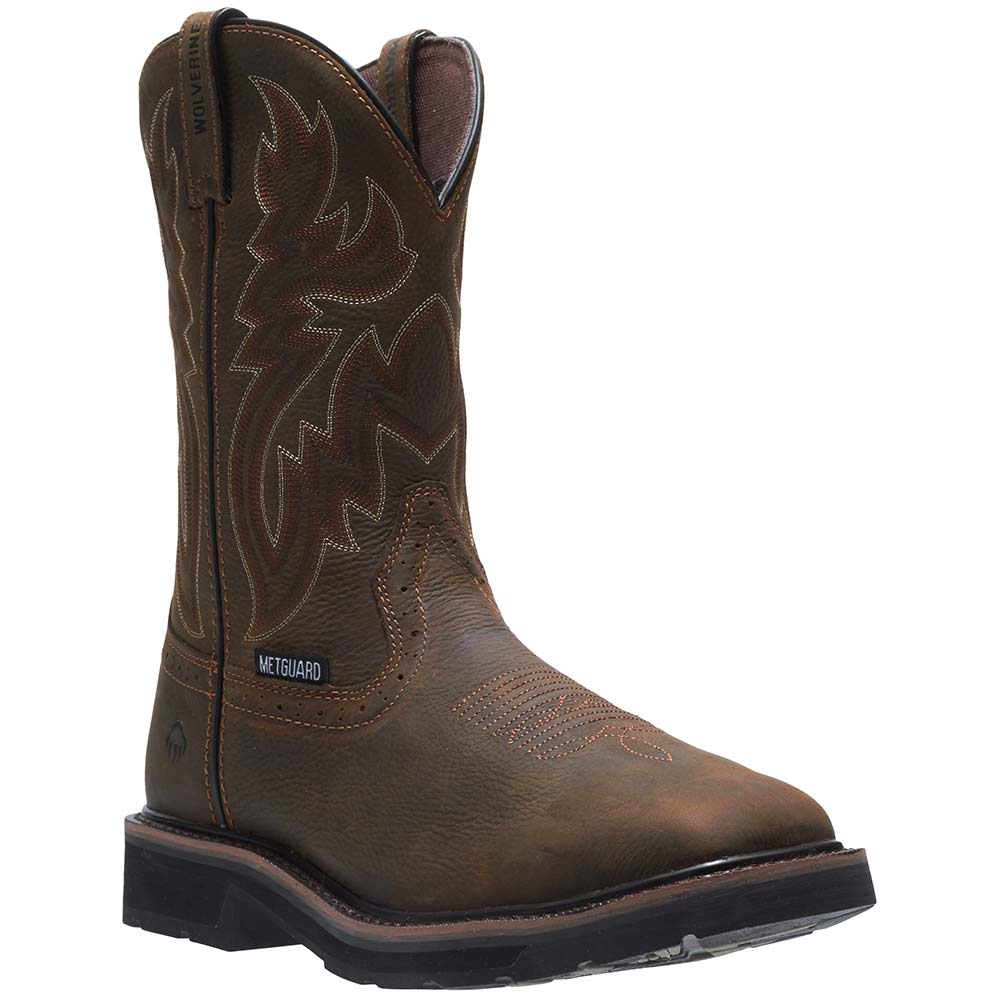 Wolverine Rancher Safety Toe Work Boot - Mens Brown