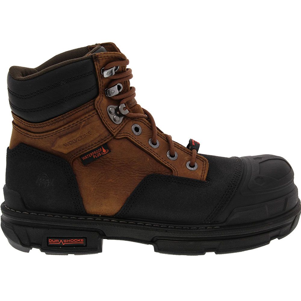 Wolverine Yukon Composite Toe Work Boots - Mens Brown