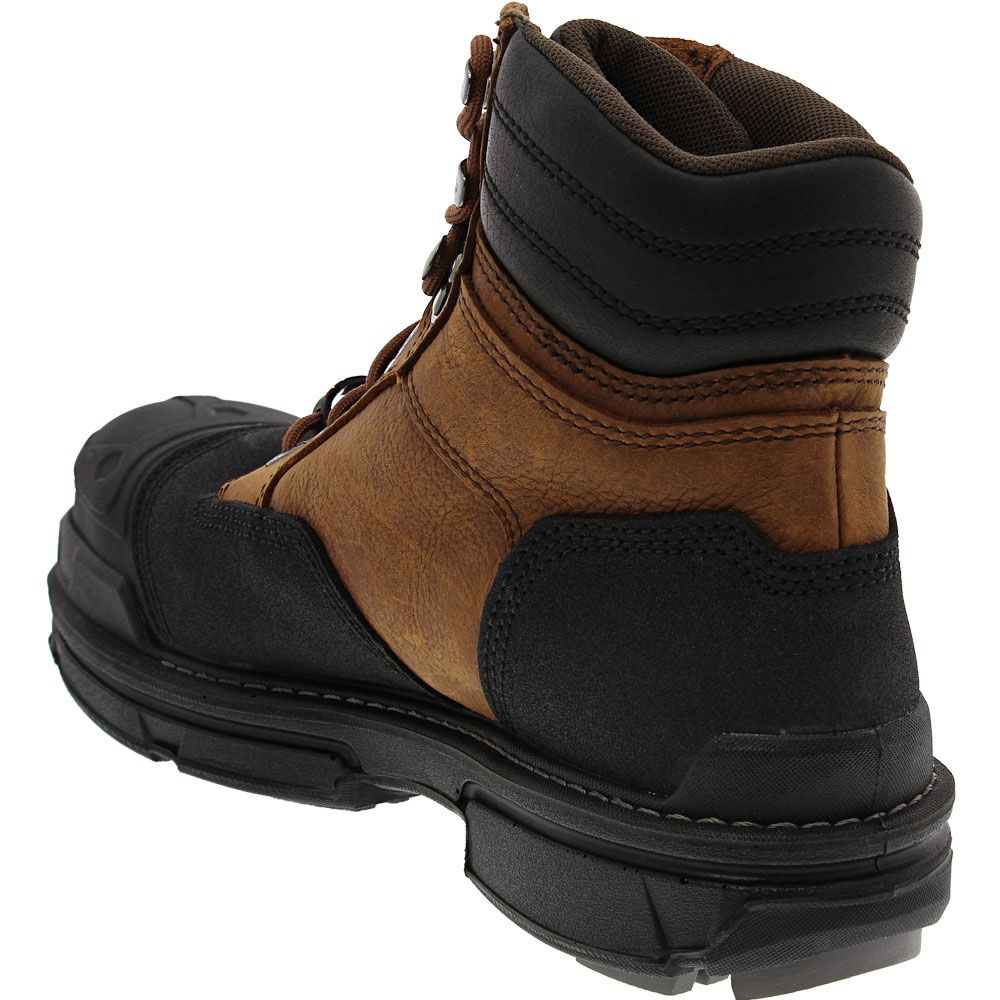 Wolverine Yukon Composite Toe Work Boots - Mens Brown Back View