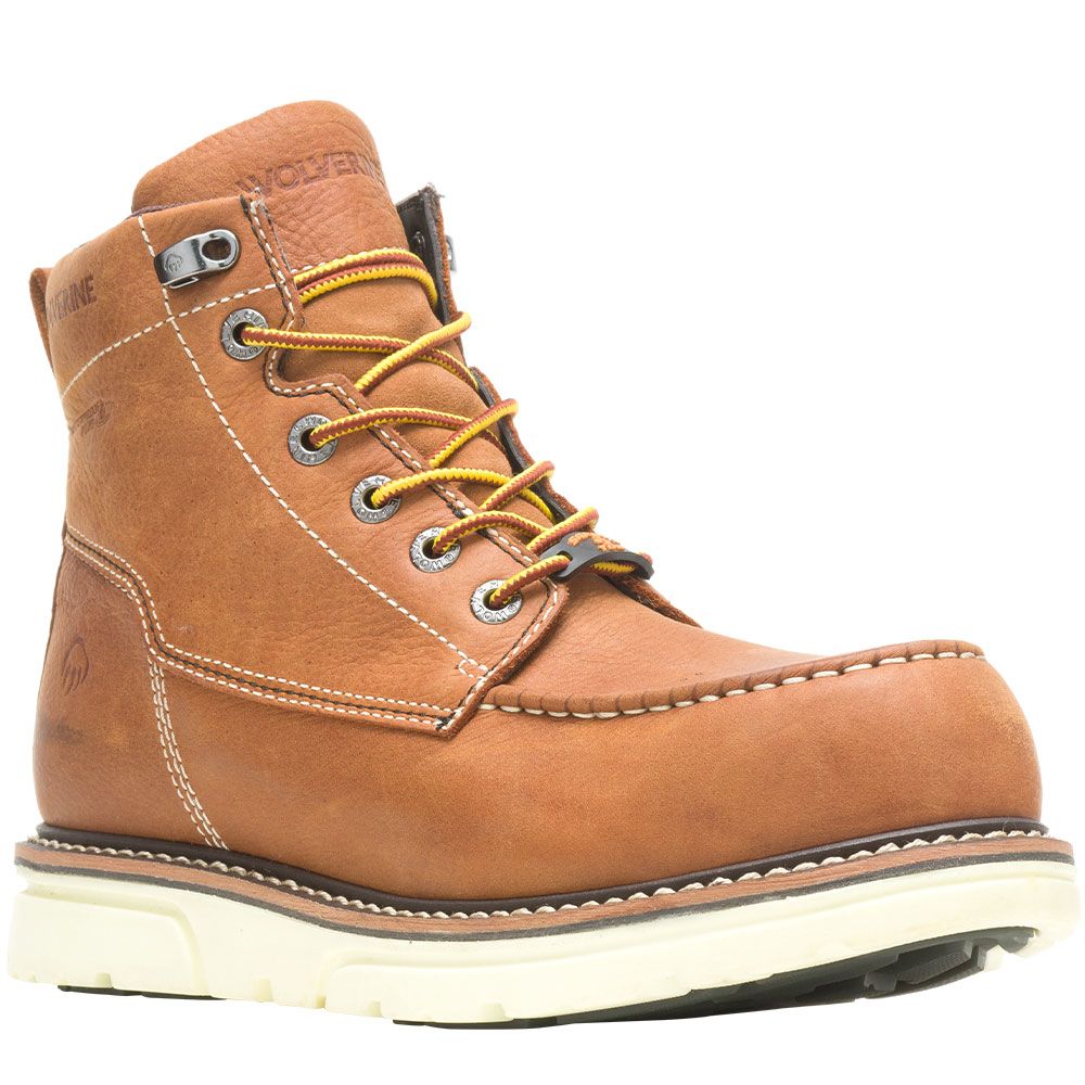 Wolverine 200051 I-90 Moctoe Non-Safety Toe Work Boots - Mens Tan