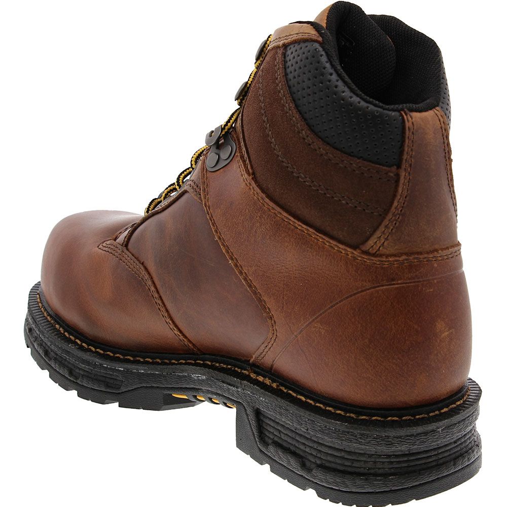 Wolverine Hellcat Composite Toe Work Boots - Mens Brown Back View