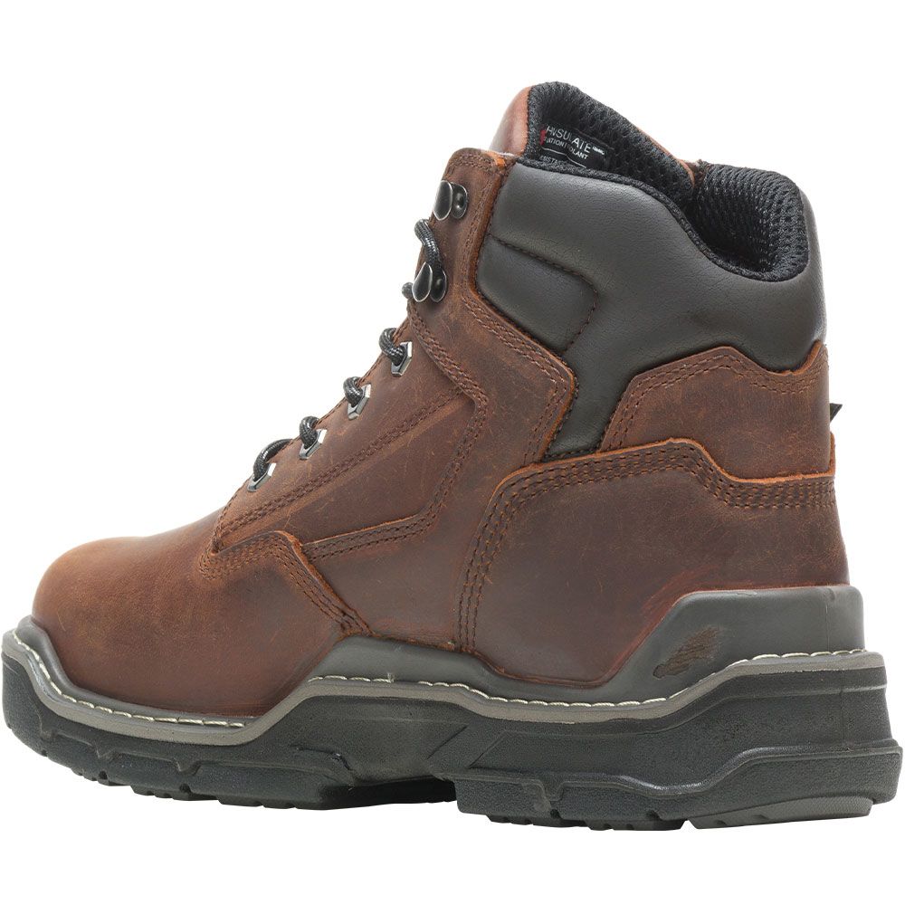 Wolverine 210065 Raider Insulated Soft Toe Work Boots - Mens Peanut Back View