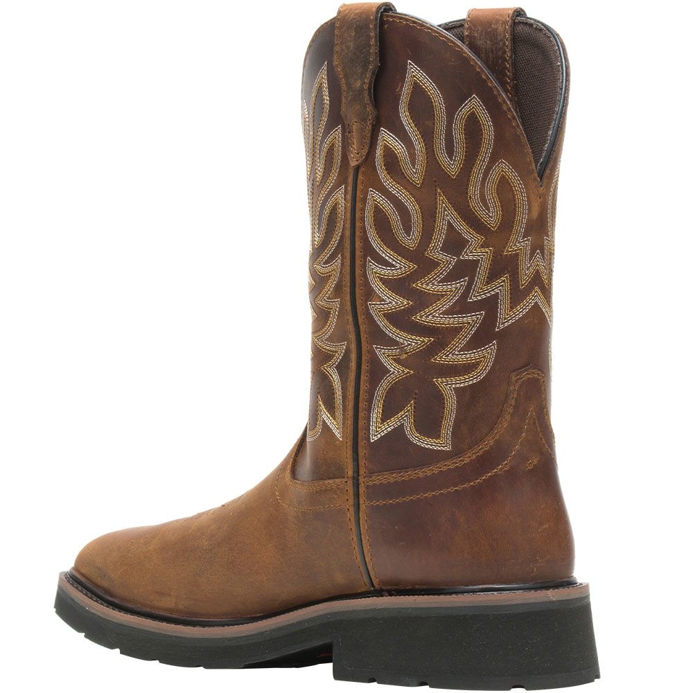 Wolverine 211114 Rancher WP Wellington Boots - Mens Tobacco Back View