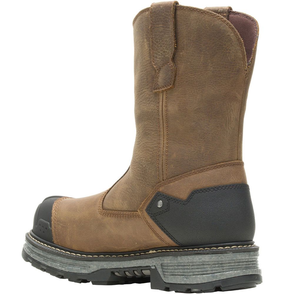 Wolverine 211141 Hellcat Crbnmx Composite Toe Work Boots - Mens Brown Back View