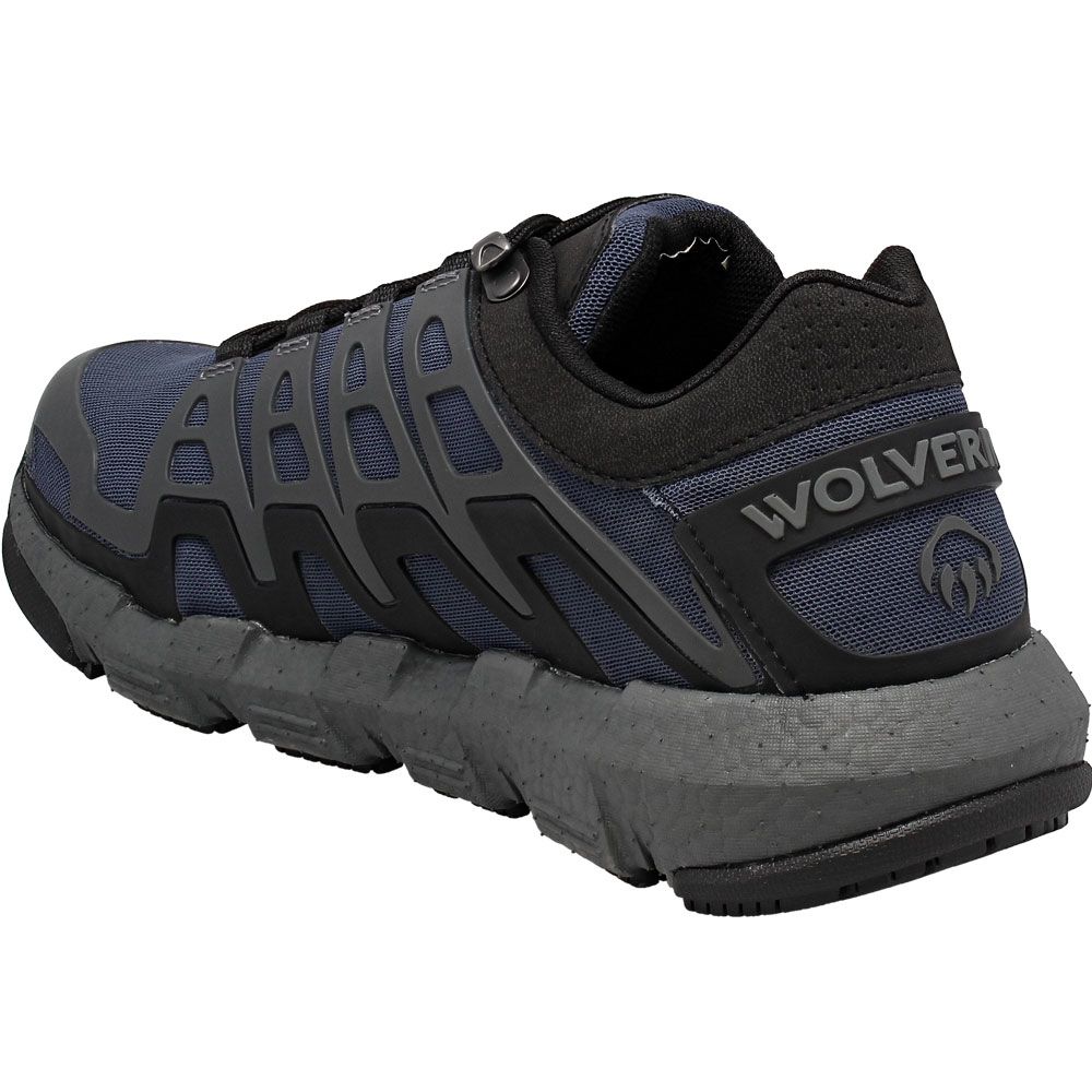 Wolverine Rev Vent Composite Toe Work Boots - Mens Navy Back View