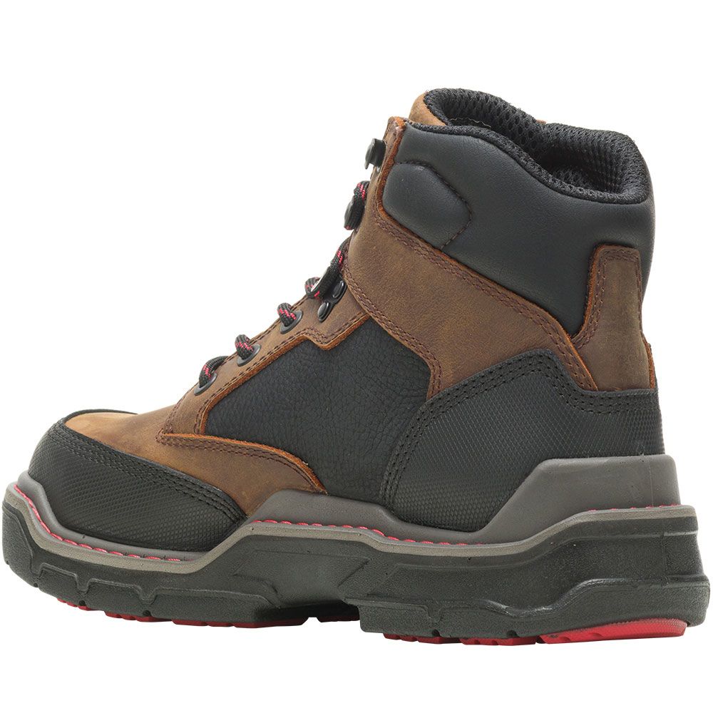 Wolverine 221002 Raider Crbnmx Composite Toe Work Boots - Mens Brown Back View