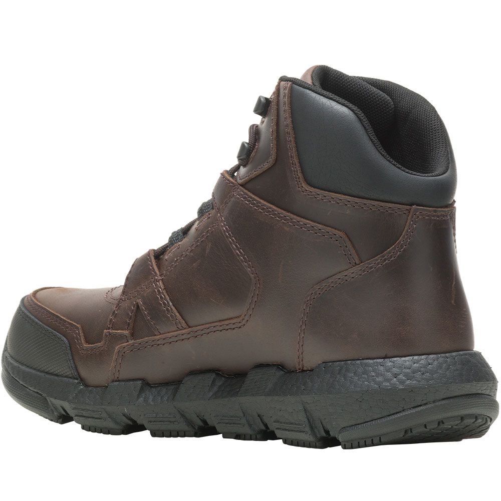 Wolverine 221038 Rev Ultraspring Crbmx Composite Toe Work Boots - Mens Brown Back View